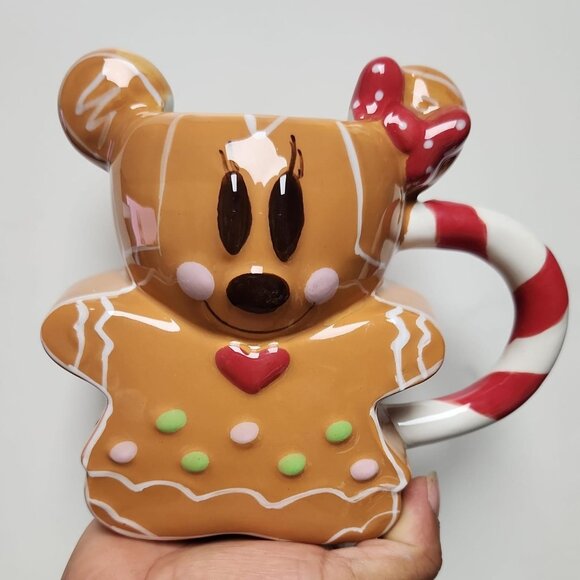 Other - Disney Gingerbread Minnie Mouse Ceramic Coffee Cup Tea Mug New